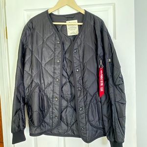 Alpha industries quilted liner jacket